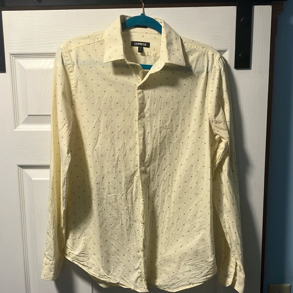 Express Yellow Dress Shirt